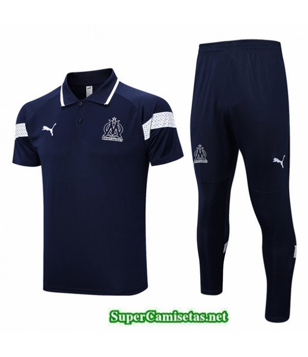 Tailandia Camiseta Kit De Entrenamiento Marsella Polo Azul 2022 2023 Buscar