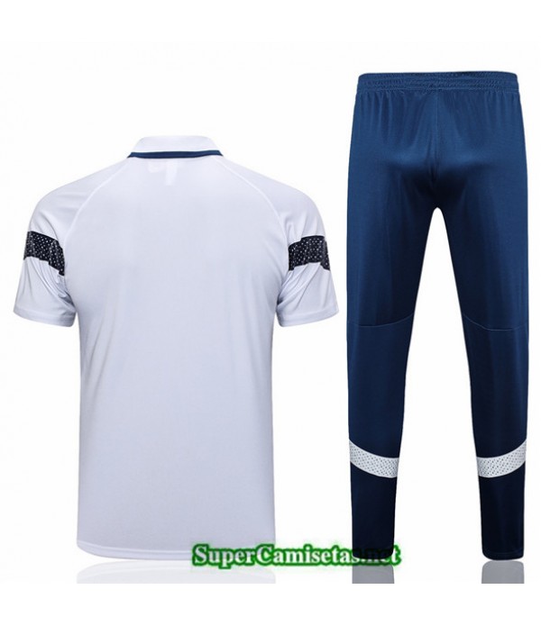 Tailandia Camiseta Kit De Entrenamiento Marsella Polo Blanco 2022 2023 Diseño