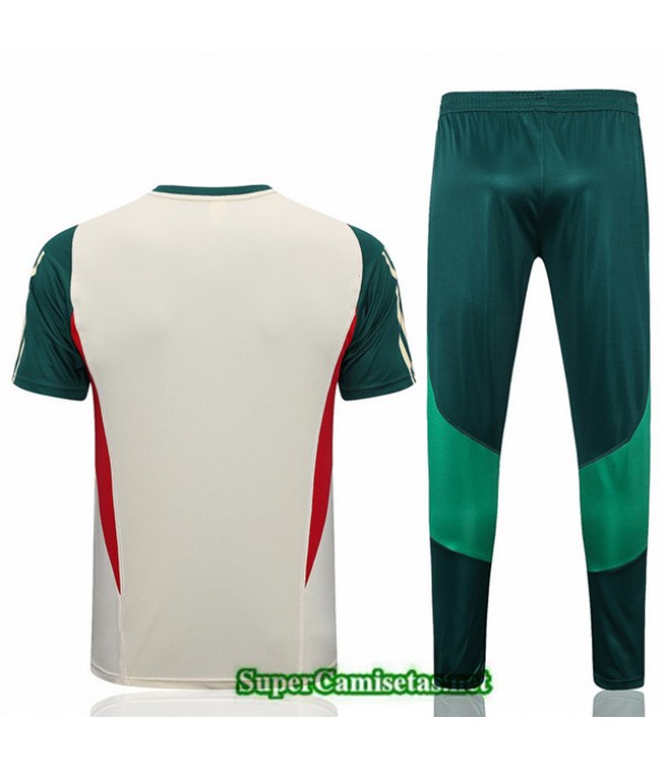 Tailandia Camiseta Kit De Entrenamiento México Blanco 2023 2024 Baratas