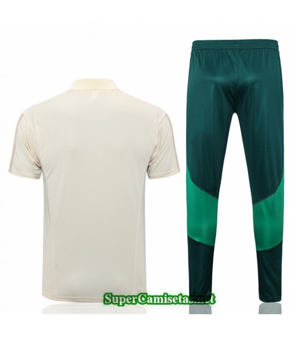 Tailandia Camiseta Kit De Entrenamiento México Polo Abricot 2023 2024 Outlet