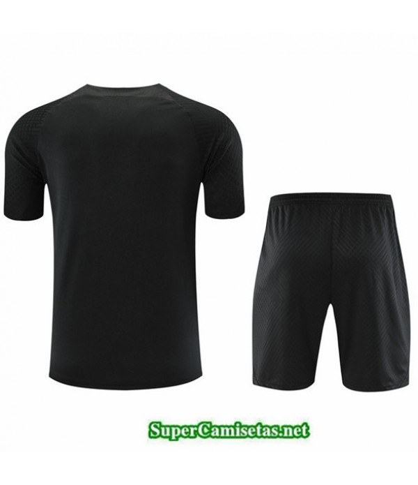 Tailandia Camiseta Kit De Entrenamiento Paris Psg + Corto Negro 2022 2023 Baratas