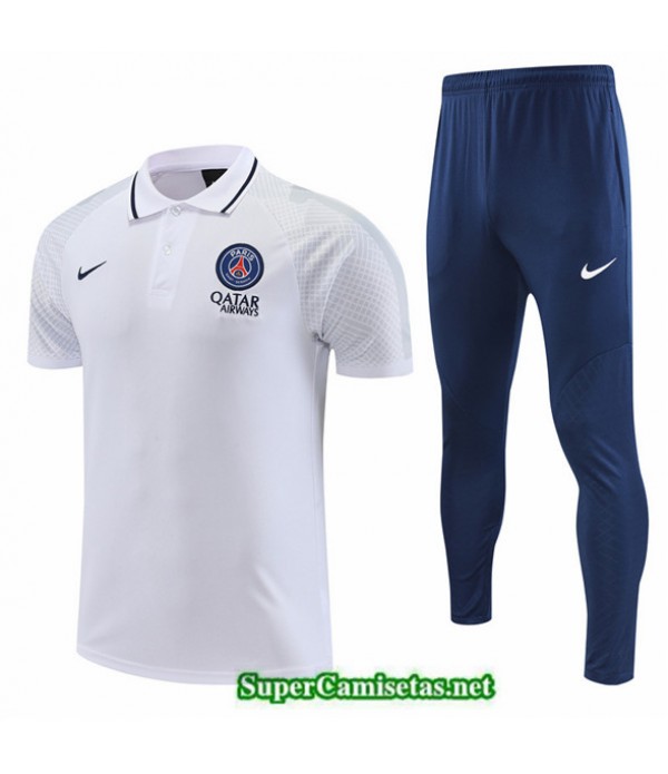 Tailandia Camiseta Kit De Entrenamiento Paris Psg Blanco 2022 2023 Tienda