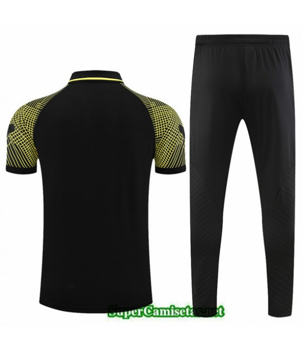 Tailandia Camiseta Kit De Entrenamiento Paris Psg Negro 2022 2023 Diseño