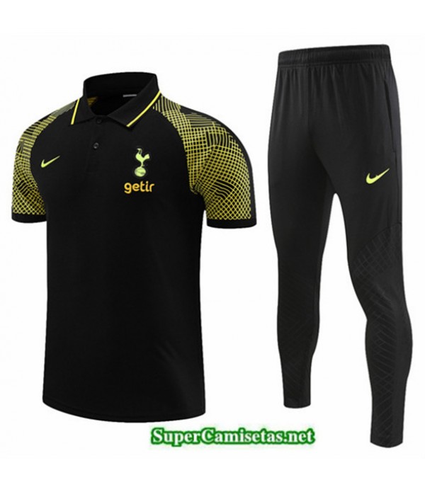 Tailandia Camiseta Kit De Entrenamiento Tottenham Hotspurpolo Negro 2022 2023 Buscar