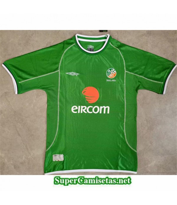 Tailandia Domicile Equipacion Camiseta Clasicas Irlanda 2002 Replicas