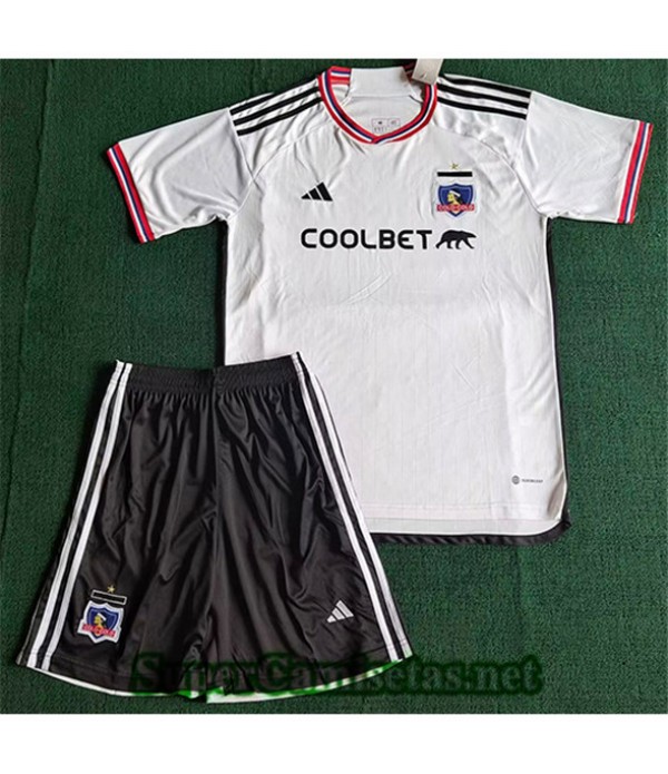 Tailandia Domicile Equipacion Camiseta Colo Colo Enfant Blanc 2023 2024 Outlet