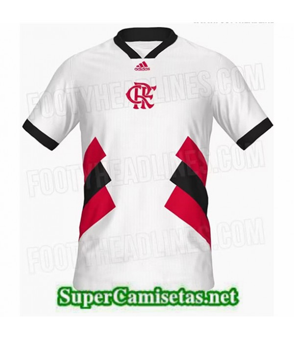 Tailandia Equipacion Camiseta Flamengo Icon Blanc 2023 2024 Tienda