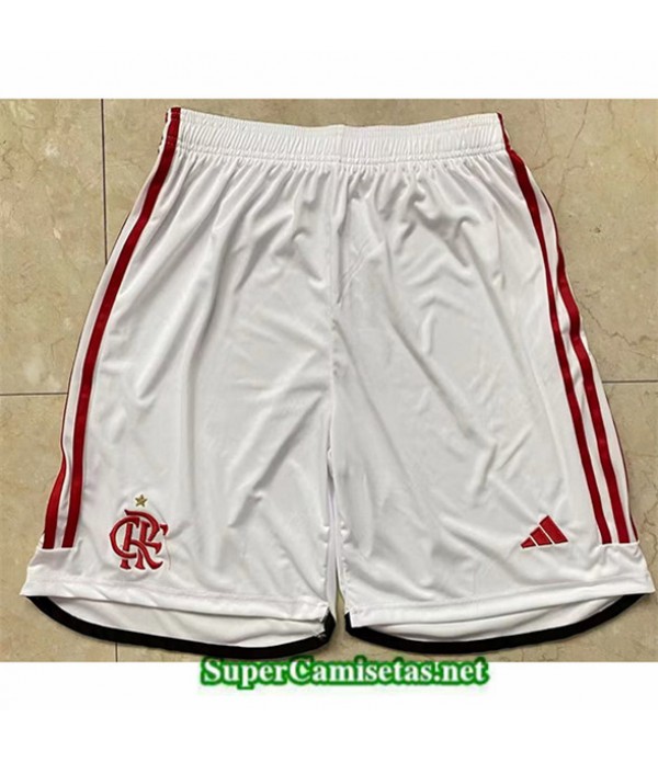 Tailandia Equipacion Camiseta Flamengo Pantalones Blanc 2023 2024 Diseño