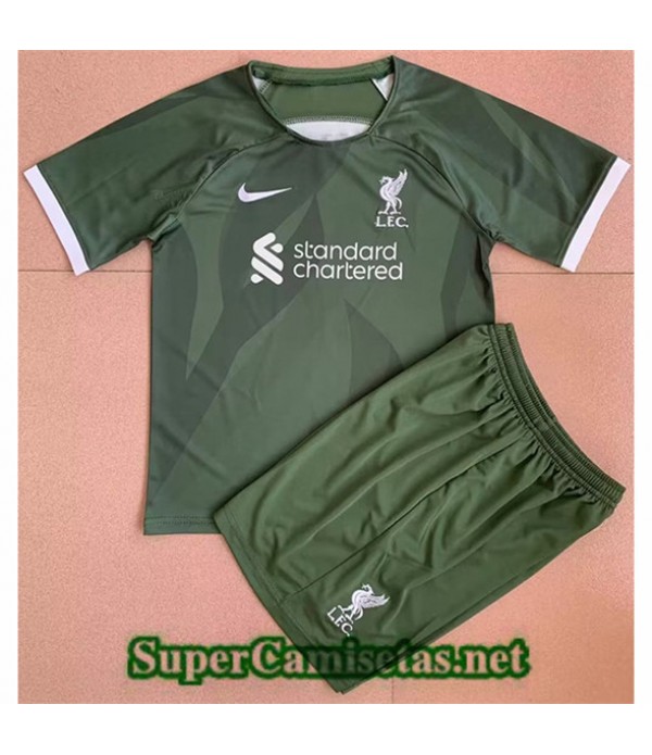 Tailandia Equipacion Camiseta Liverpool Enfant Ver...