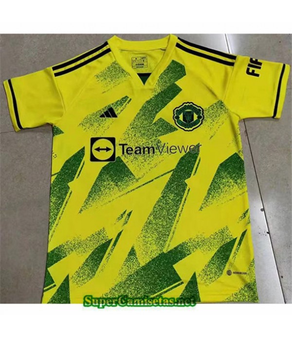 Tailandia Equipacion Camiseta Manchester United Édition Spéciale Vert 2023 2024 Replicas
