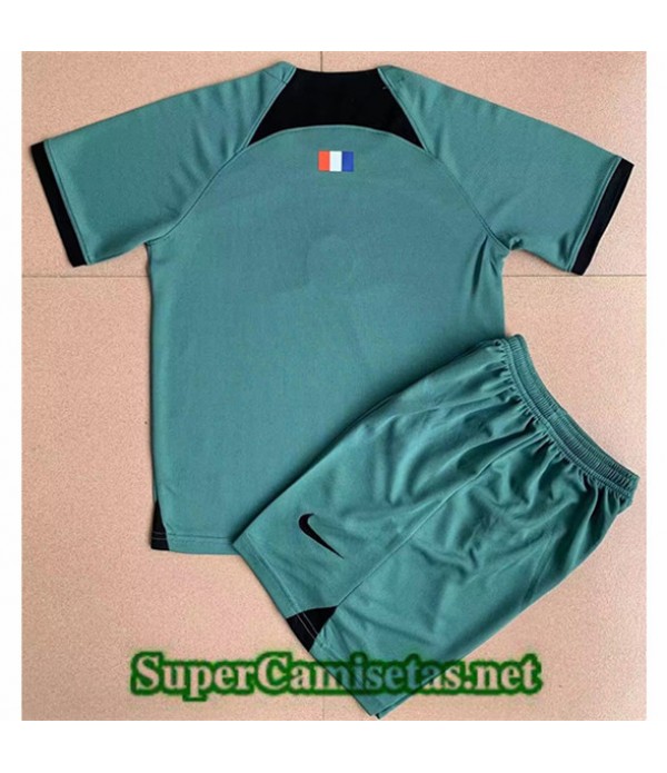 Tailandia Equipacion Camiseta Paris Psg Enfant Vert 2023 2024 Tienda