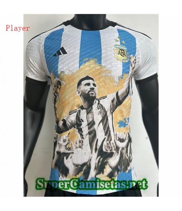 Tailandia Equipacion Camiseta Player Argentina Lio...