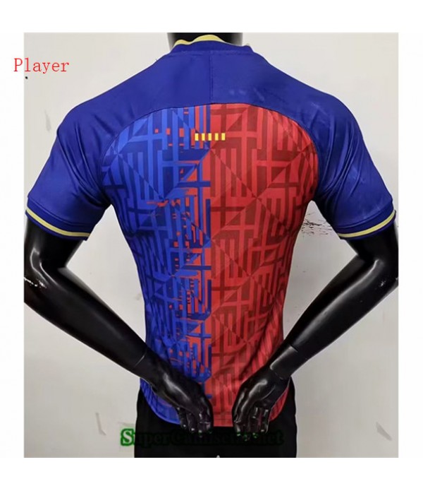 Tailandia Equipacion Camiseta Player Barcelona Rouge/bleu 2023 2024 Online