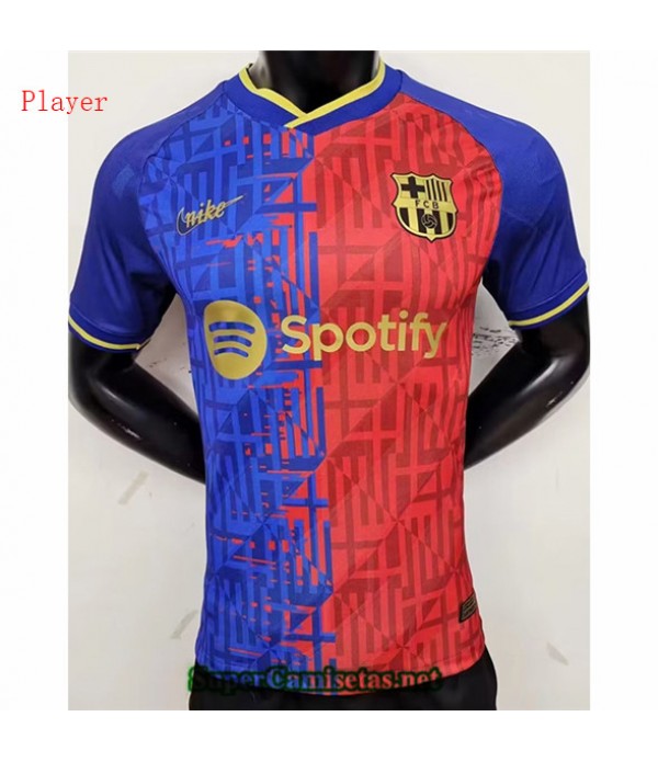 Tailandia Equipacion Camiseta Player Barcelona Rouge/bleu 2023 2024 Online