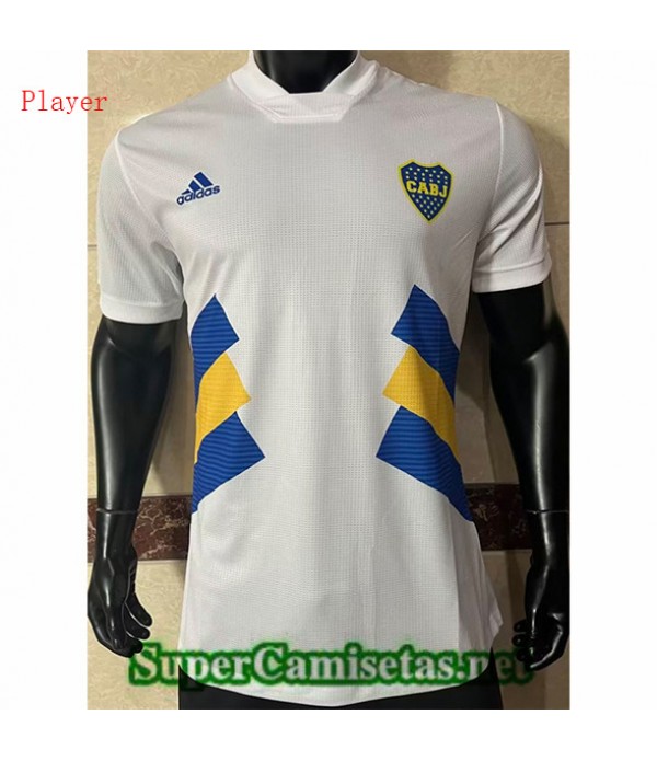 Tailandia Equipacion Camiseta Player Boca Juniors Blanc 2023 2024 Buscar