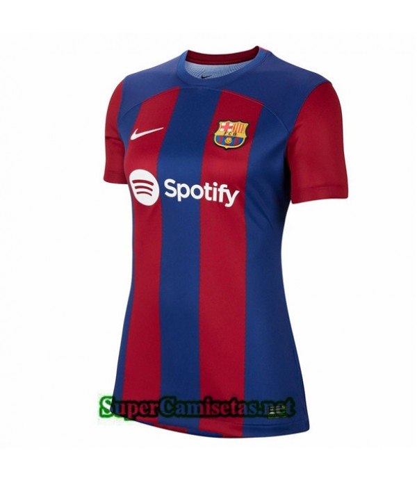Tailandia Exterieur Equipacion Camiseta Barcelona Femme 2023 2024 Diseño