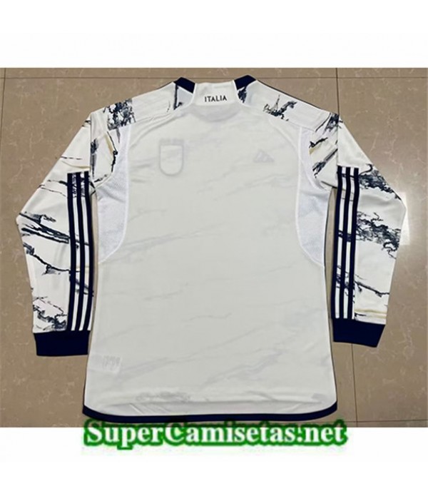 Tailandia Exterieur Equipacion Camiseta Italia Manche Longue 2023 2024 Baratas