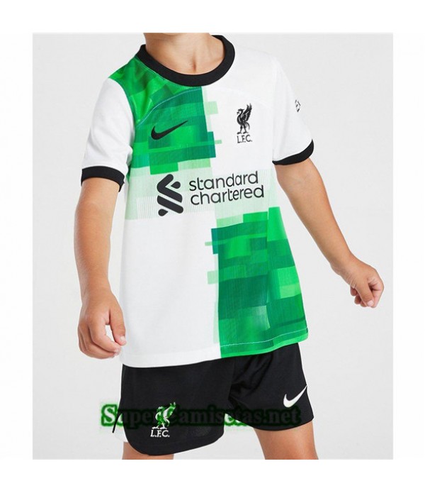 Tailandia Exterieur Equipacion Camiseta Liverpool Enfant 2023 2024 Tienda