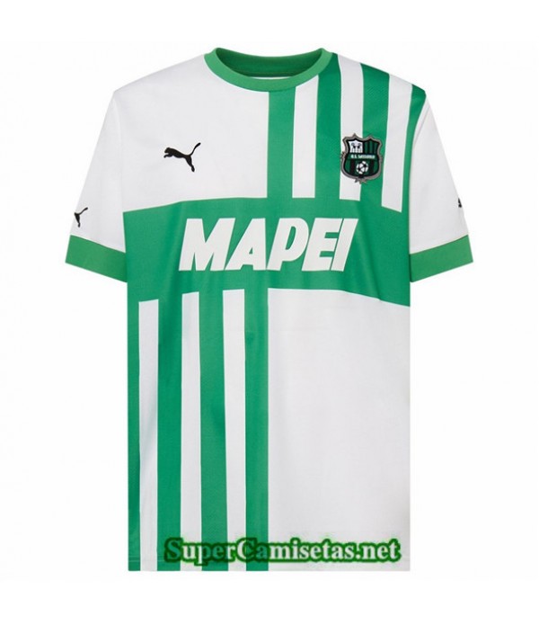 Tailandia Exterieur Equipacion Camiseta Sassuolo Calcio Blanc/vert 2022 2023 Diseño