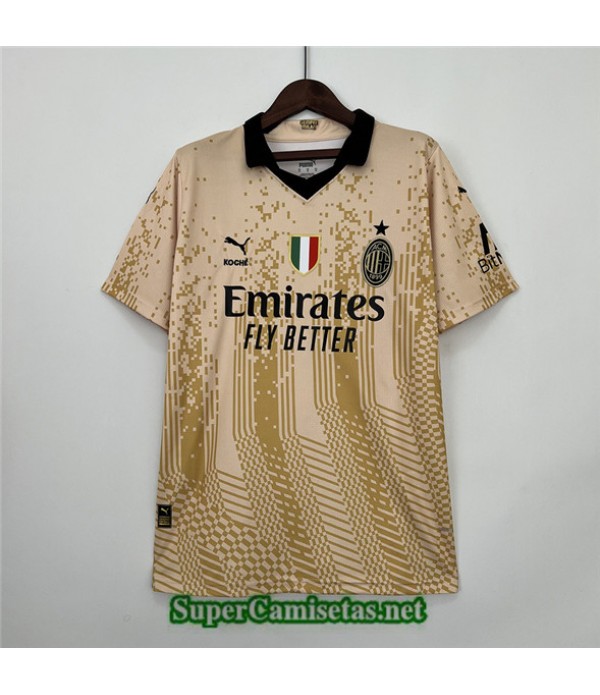 Tailandia Equipacion Camiseta Ac Milan Portero Especial Amarillo 2023/24