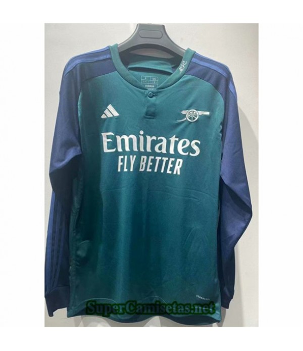Tailandia Equipacion Camiseta Arsenal Manga Larga Verde 2023/24