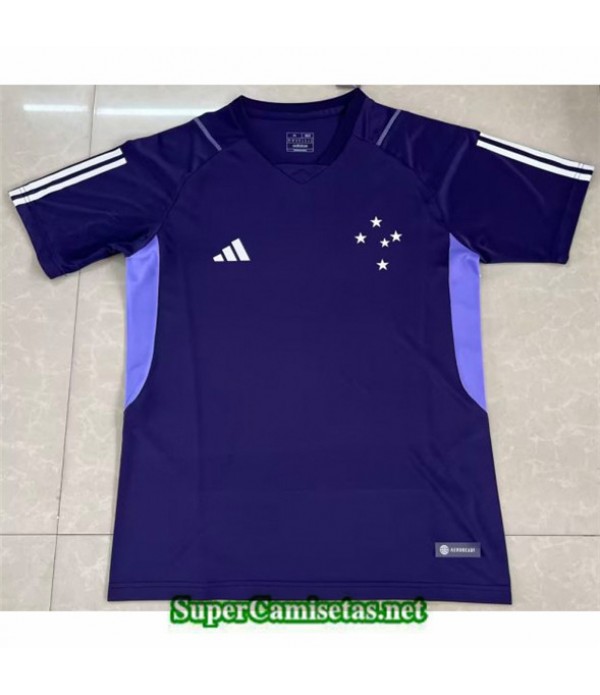 Tailandia Equipacion Camiseta Cruzeiro Training Morado 2023/24