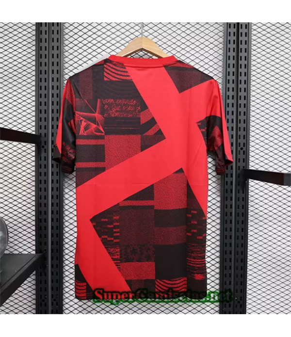 Tailandia Equipacion Camiseta Flamengo Pre Game Training 2023/24
