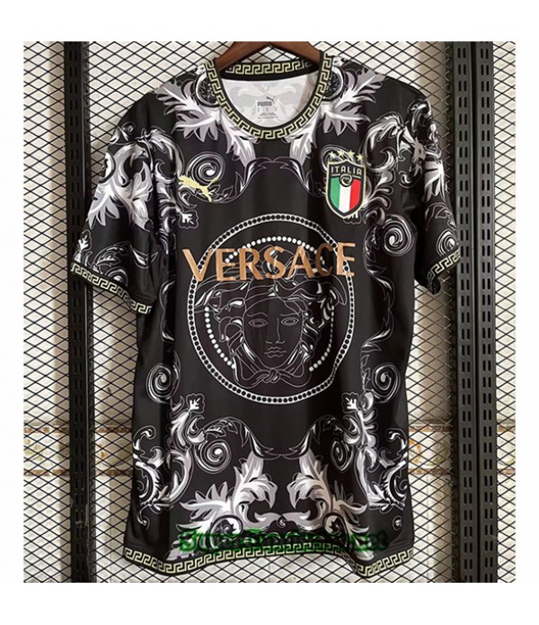 Tailandia Equipacion Camiseta Italia Édition Spéciale Noir 2023/24
