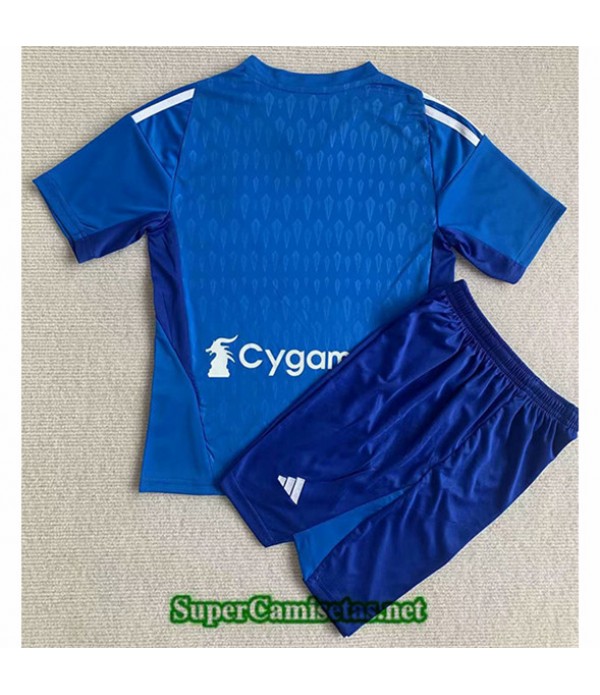 Tailandia Equipacion Camiseta Juventus Niño Portero Azul 2023/24