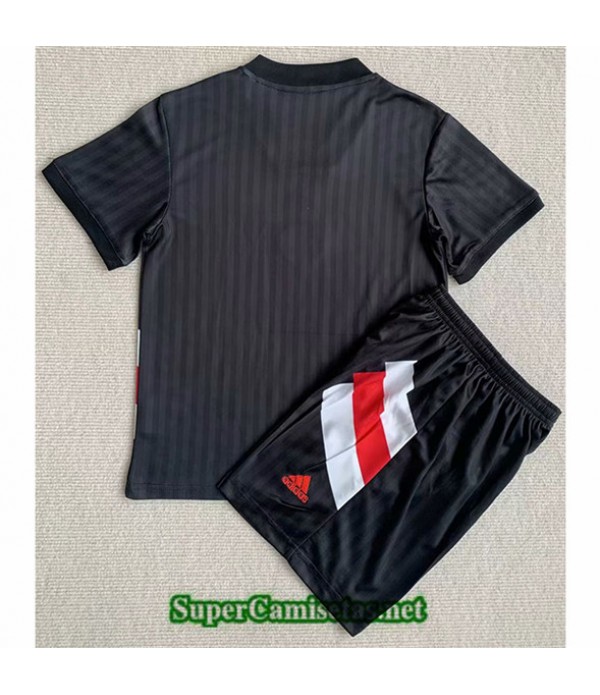 Tailandia Equipacion Camiseta Manchester United Niño Negro 2023/24