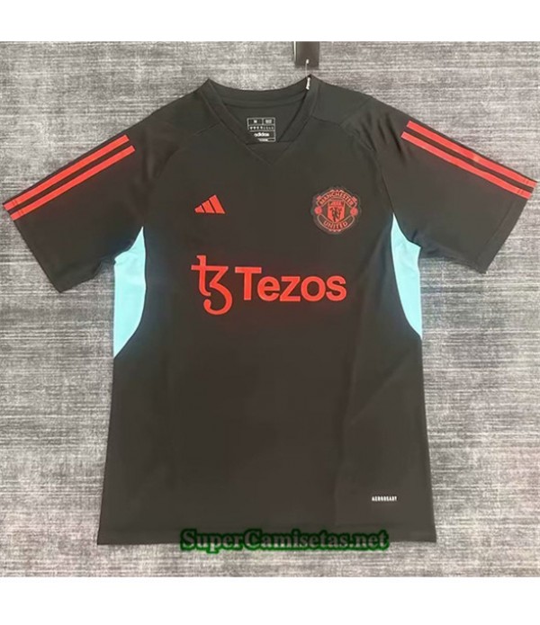 Tailandia Equipacion Camiseta Manchester United Training Noir 2023/24