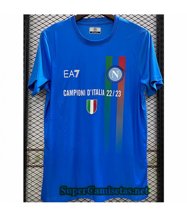 Tailandia Equipacion Camiseta Napoli Edición Especial Azul 2023/24