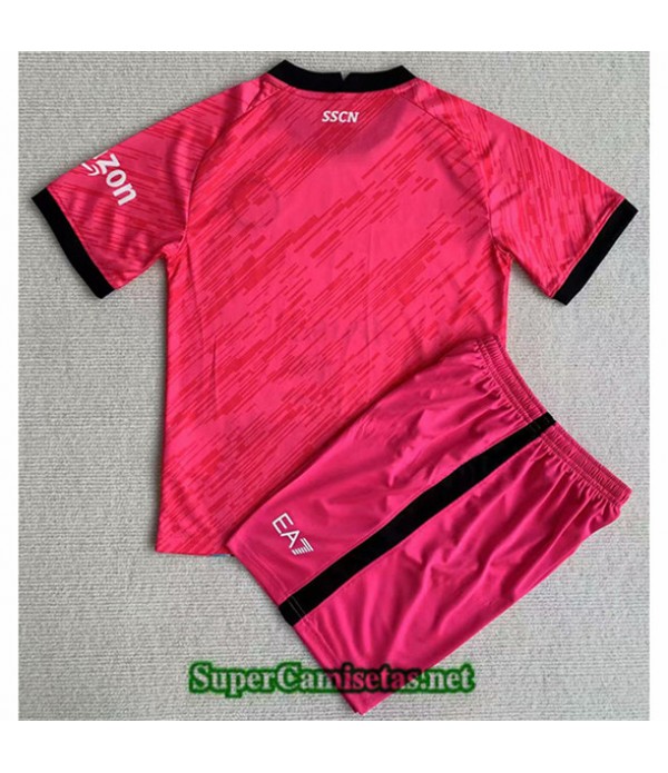 Tailandia Equipacion Camiseta Napoli Niño Rojo 2023/24