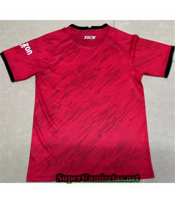 Tailandia Equipacion Camiseta Napoli Champions Rojo 2023/24