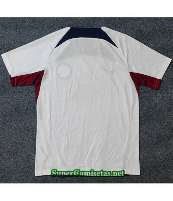 Tailandia Equipacion Camiseta Psg Training Blanco 2023/24