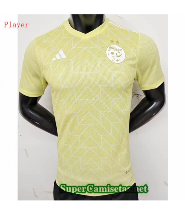 Tailandia Equipacion Camiseta Player Argelia Amarillo 2023/24