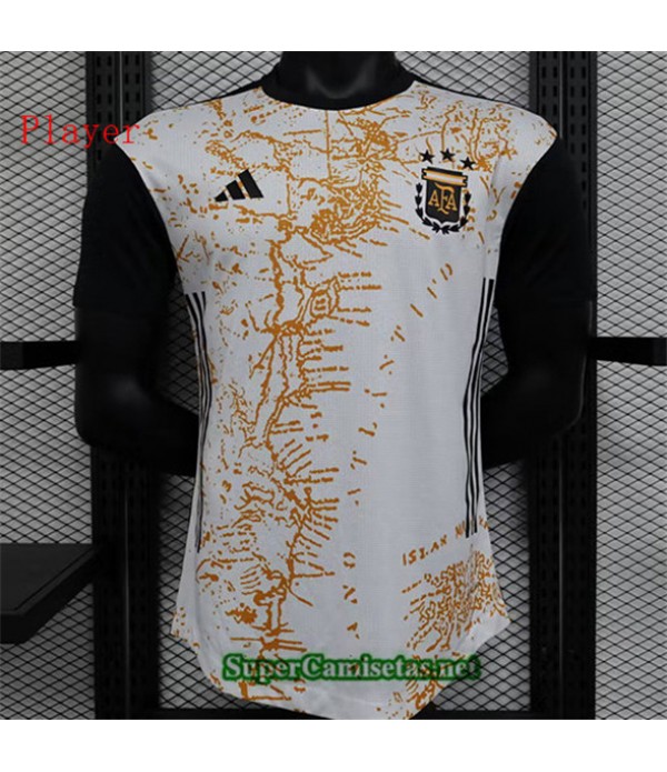 Tailandia Equipacion Camiseta Player Argentina Édition Spéciale Noir 2023/24