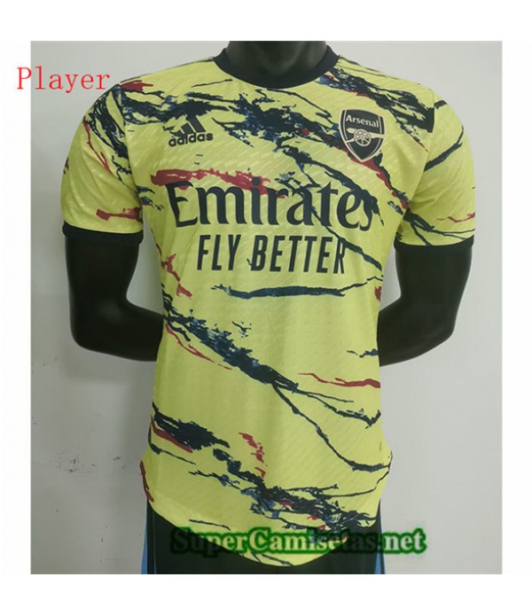 Tailandia Equipacion Camiseta Player Arsenal Amarillo/negro 2023/24