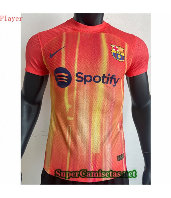 Tailandia Equipacion Camiseta Player Barcelona Roj...