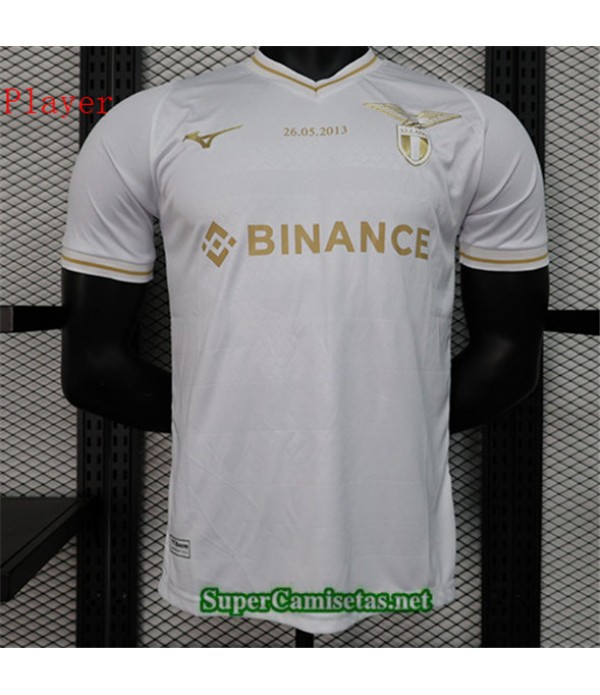 Tailandia Equipacion Camiseta Player Lazio Commemorative Blanc 2023/24