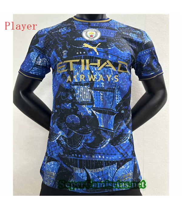 Tailandia Equipacion Camiseta Player Manchester Ci...