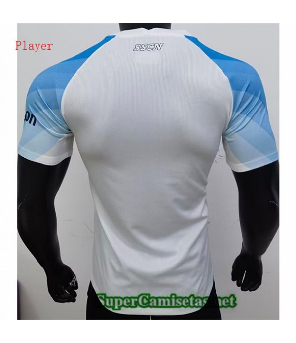 Tailandia Equipacion Camiseta Player Napoli Blanco 2023/24