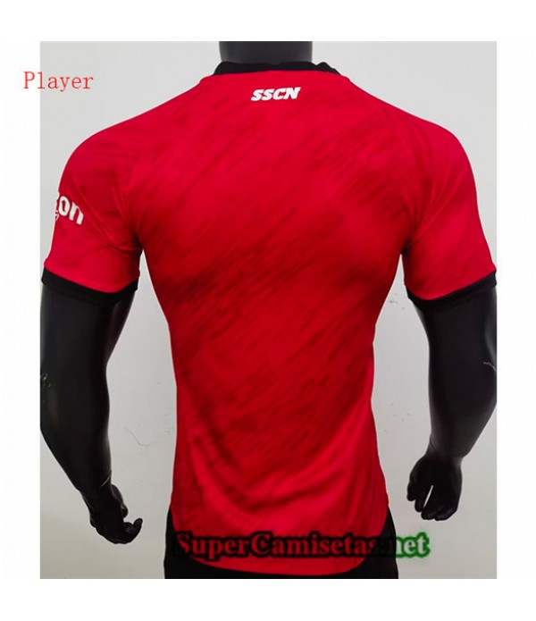 Tailandia Equipacion Camiseta Player Napoli Rojo 2023/24