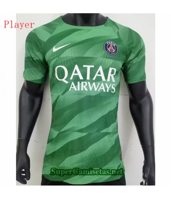 Tailandia Equipacion Camiseta Player Psg Goalkeeping Verde 2023/24