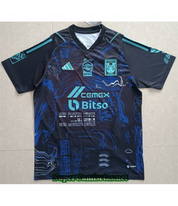 Tailandia Equipacion Camiseta Tigres Uanl Edición Especial Negro/azul 2023/24