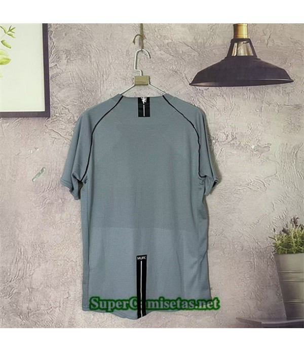 Tailandia Portero Equipacion Camiseta Clasicas Manchester United Gris 2007 08
