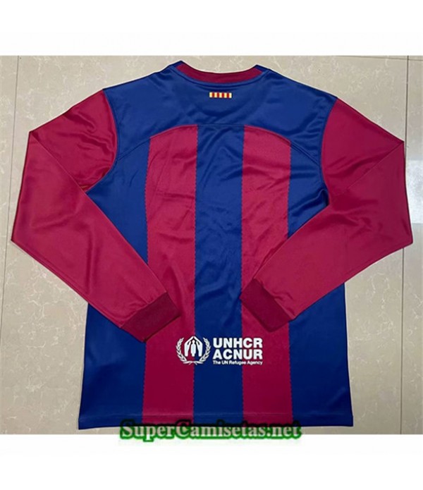Tailandia Primera Equipacion Camiseta Barcelona Manga Larga 2023/24