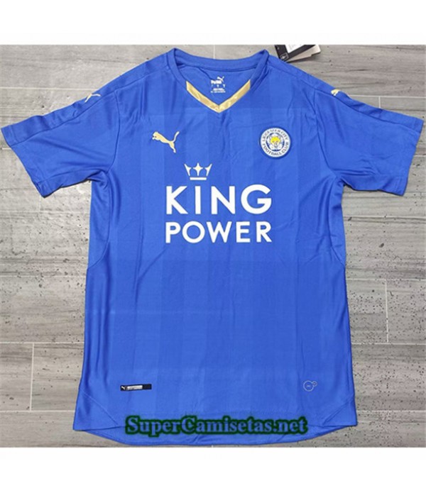 Tailandia Primera Equipacion Camiseta Clasicas Leicester City 2015 16