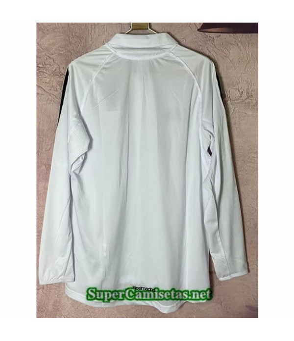 Tailandia Primera Equipacion Camiseta Clasicas Real Madrid Manga Larga 2005 06