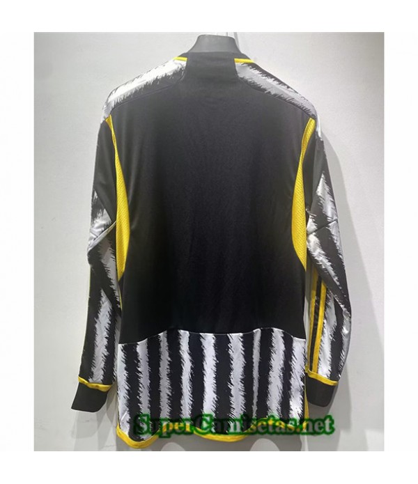 Tailandia Primera Equipacion Camiseta Juventus Manga Larga 2023/24